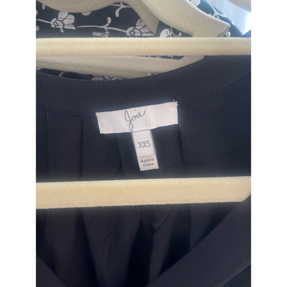 NWOT Joie Silk Aruna Blouse / Sleeveless Top , Black , Size XXS Never been Worn - Picture 6 of 7